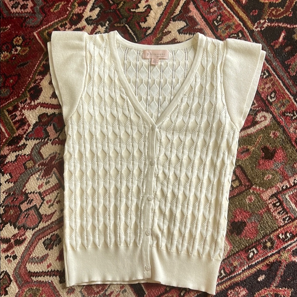 Philosophy sweater vest